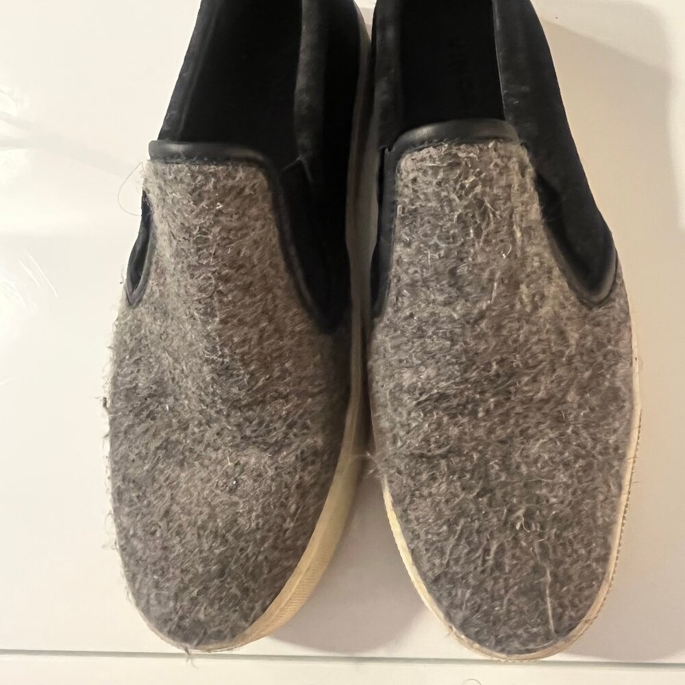 Vince slip-ons gray and black size 7 or 7.5